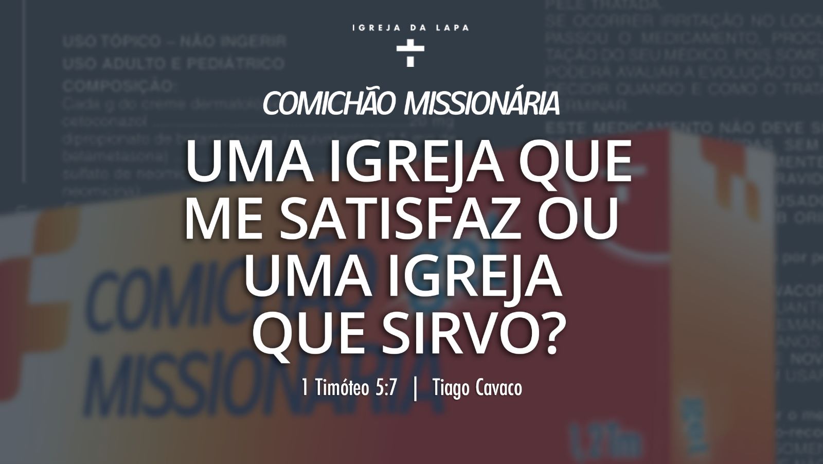 Uma Igreja que me satisfaz ou uma Igreja que sirvo? episode artwork