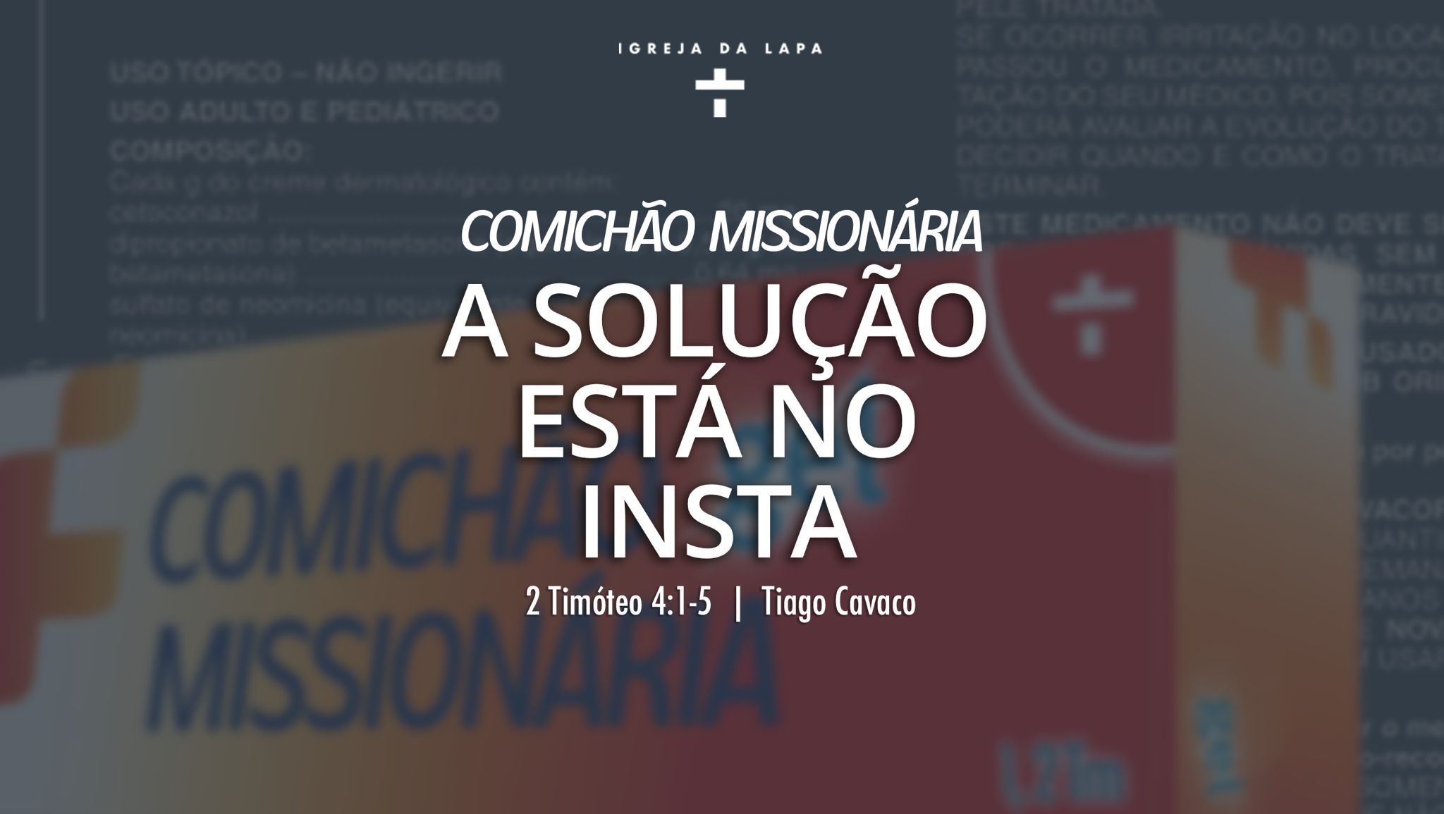 A solução está no insta episode artwork