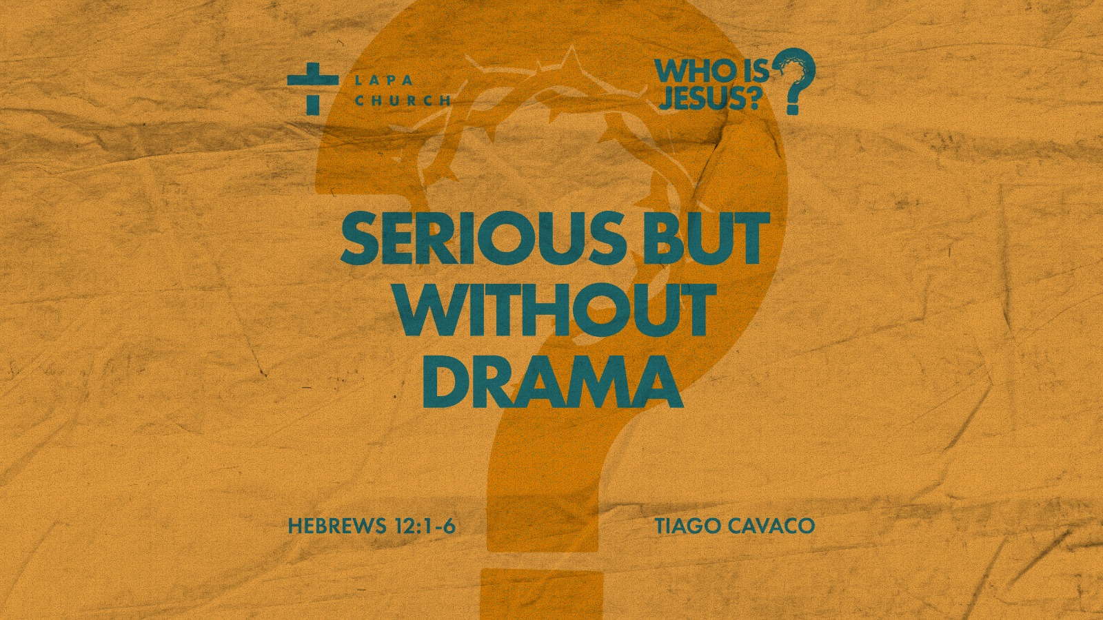 Serious but without drama