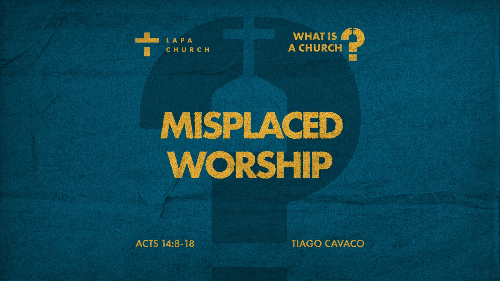 Misplaced worship episode artwork