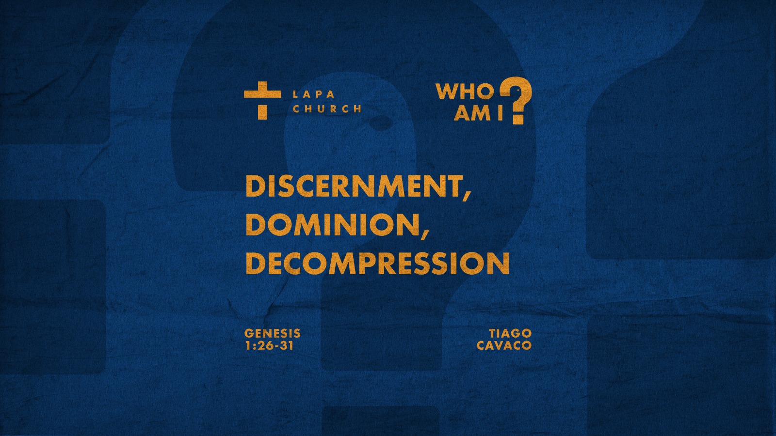 Discernment, dominion, decompression episode artwork